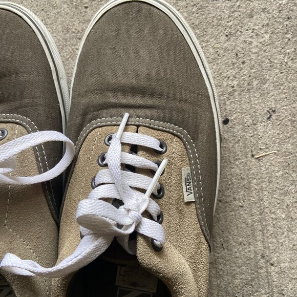 Vans off the Wall Skate Shoes Men's 10 Canvas Lace Up Low Top Sneakers - Picture 3 of 6